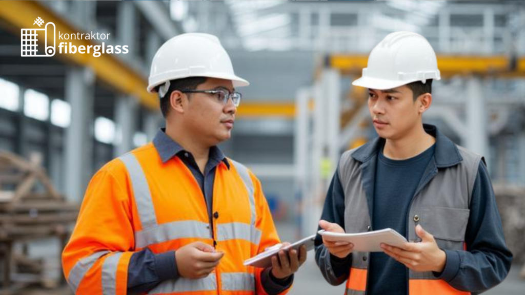 Perencanaan & diskusi kontraktor fiberglass