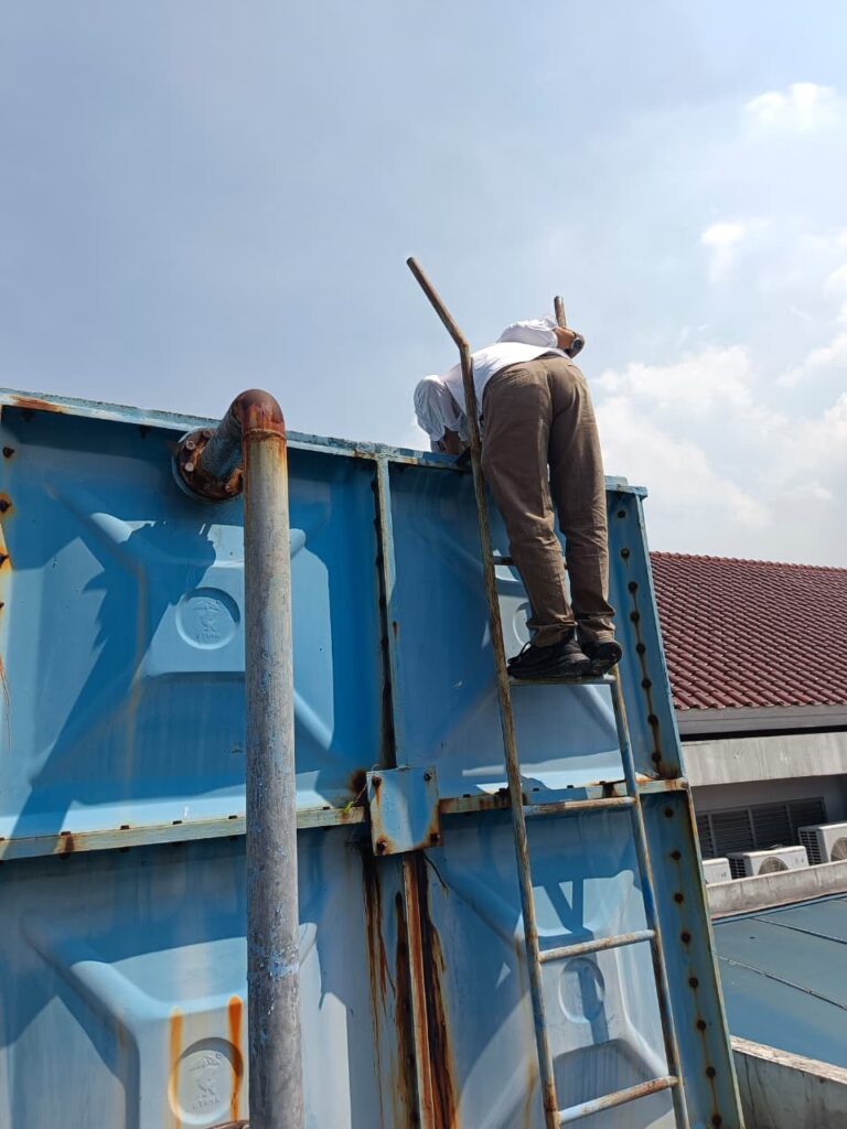 survey watertank di site